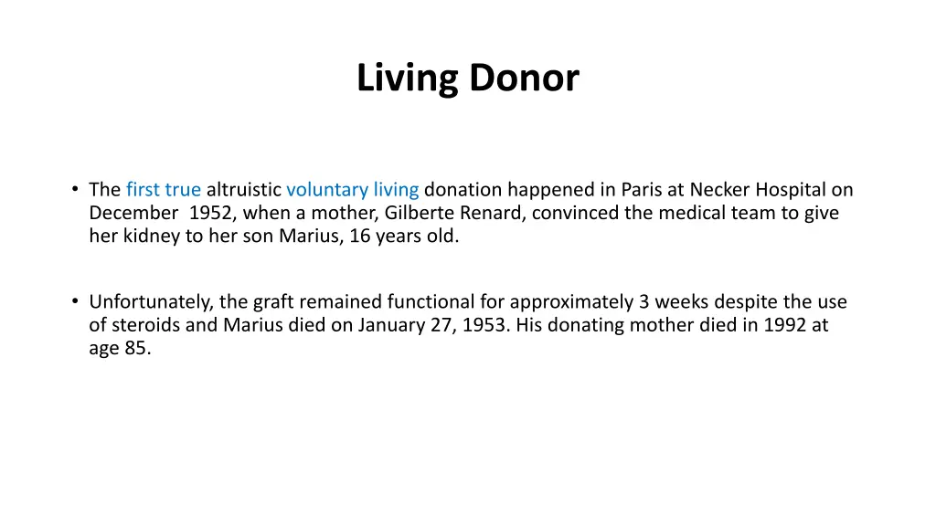 living donor 6