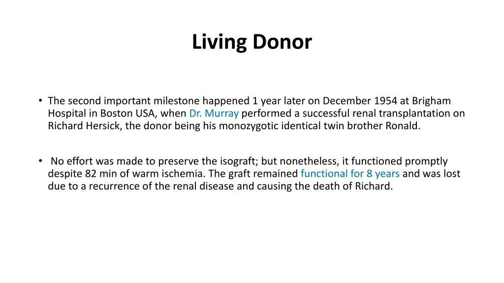 living donor 7