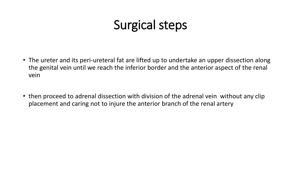 surgical steps surgical steps 2