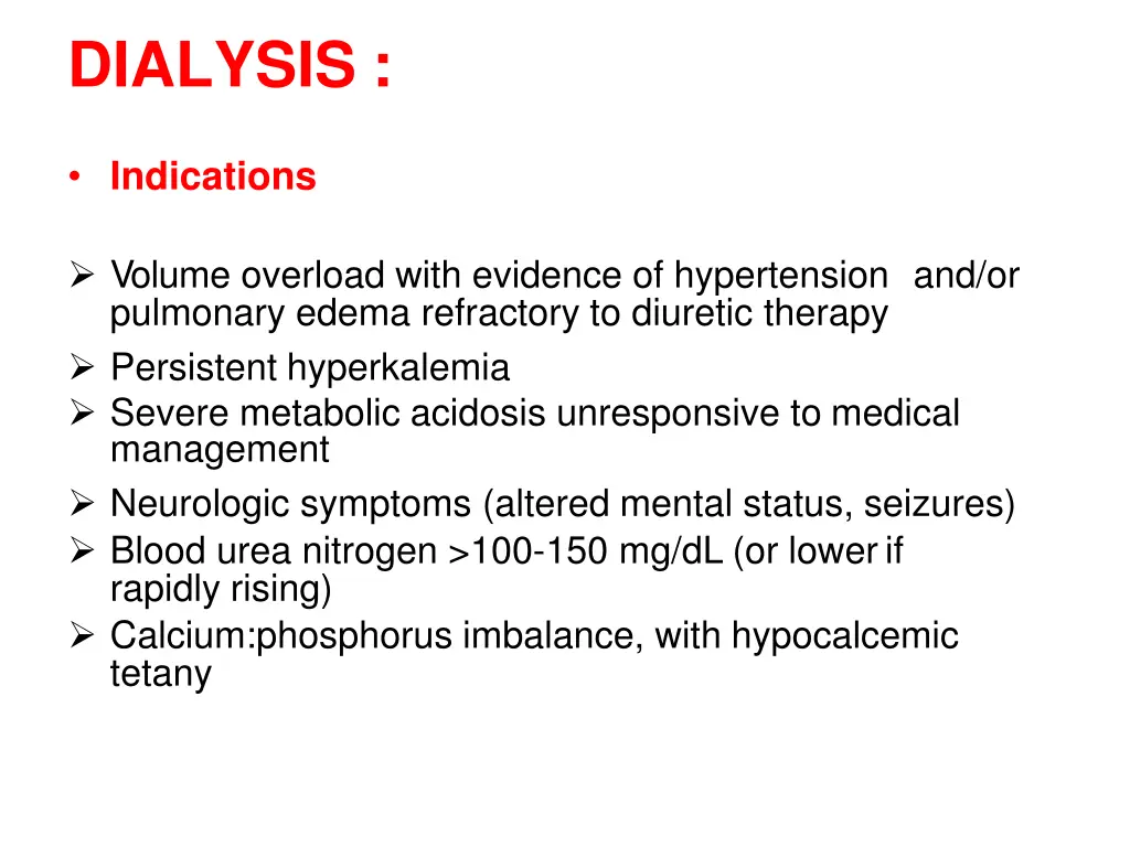 dialysis