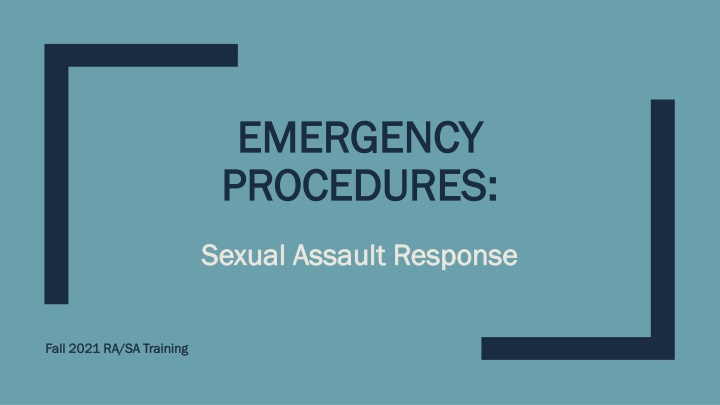 emergency emergency procedures procedures