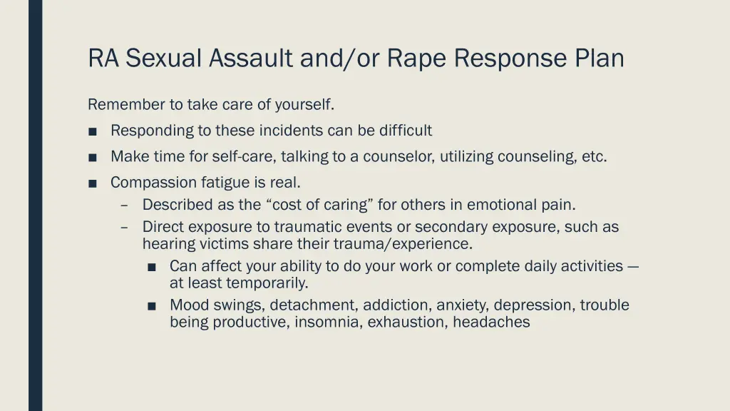 ra sexual assault and or rape response plan 5