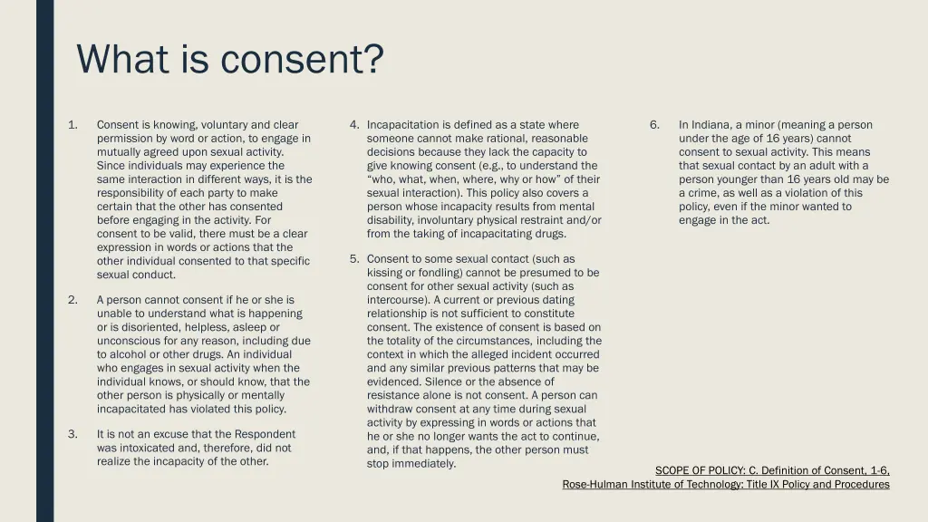 what is consent 1