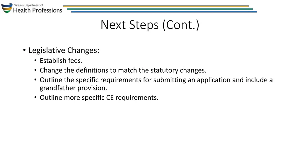 next steps cont 1