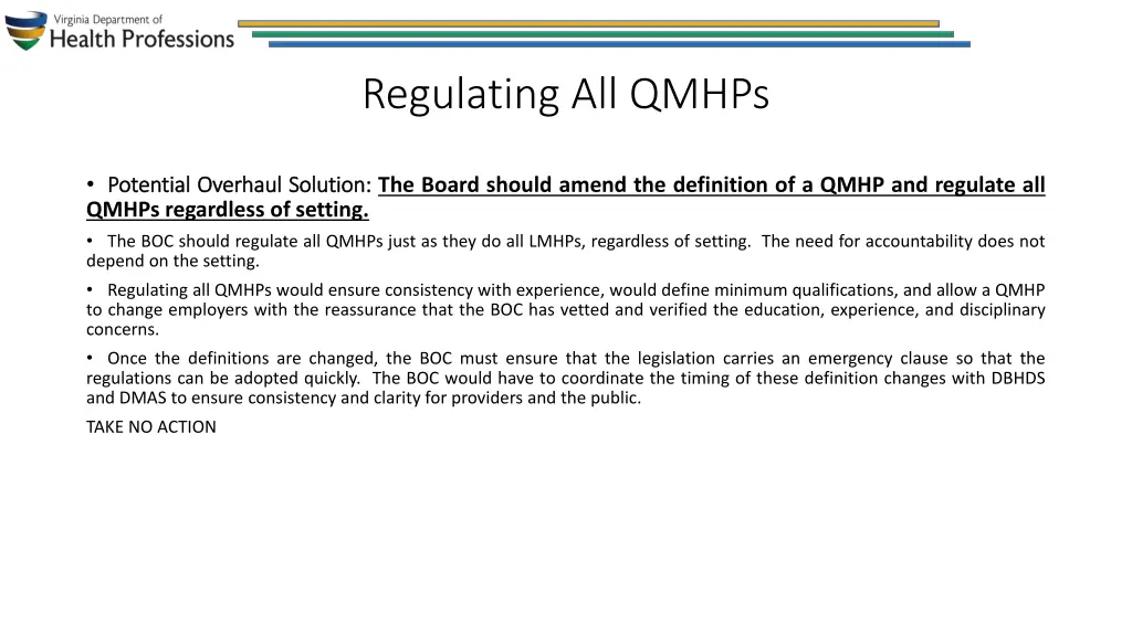 regulating all qmhps 1
