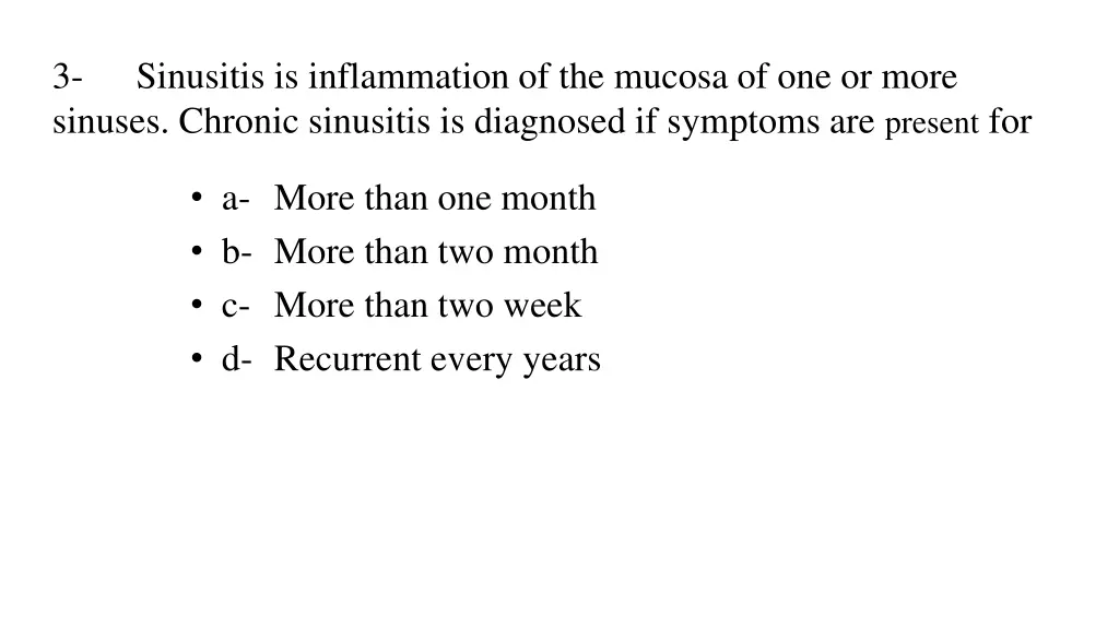 3 sinuses chronic sinusitis is diagnosed