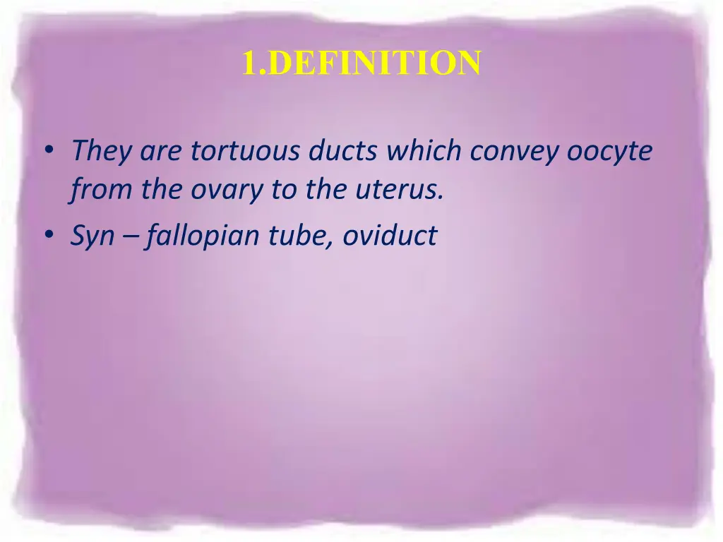 1 definition
