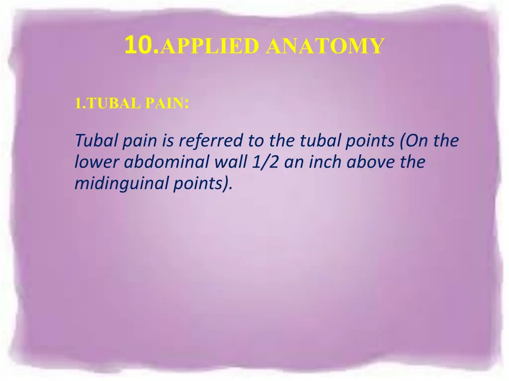 10 applied anatomy