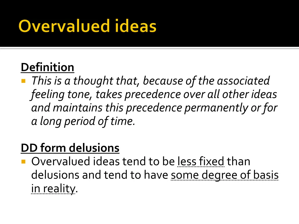definition this is a thought that because