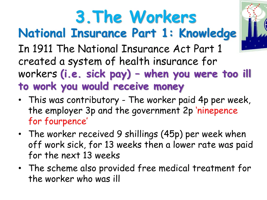 3 the workers national insurance part 1 knowledge