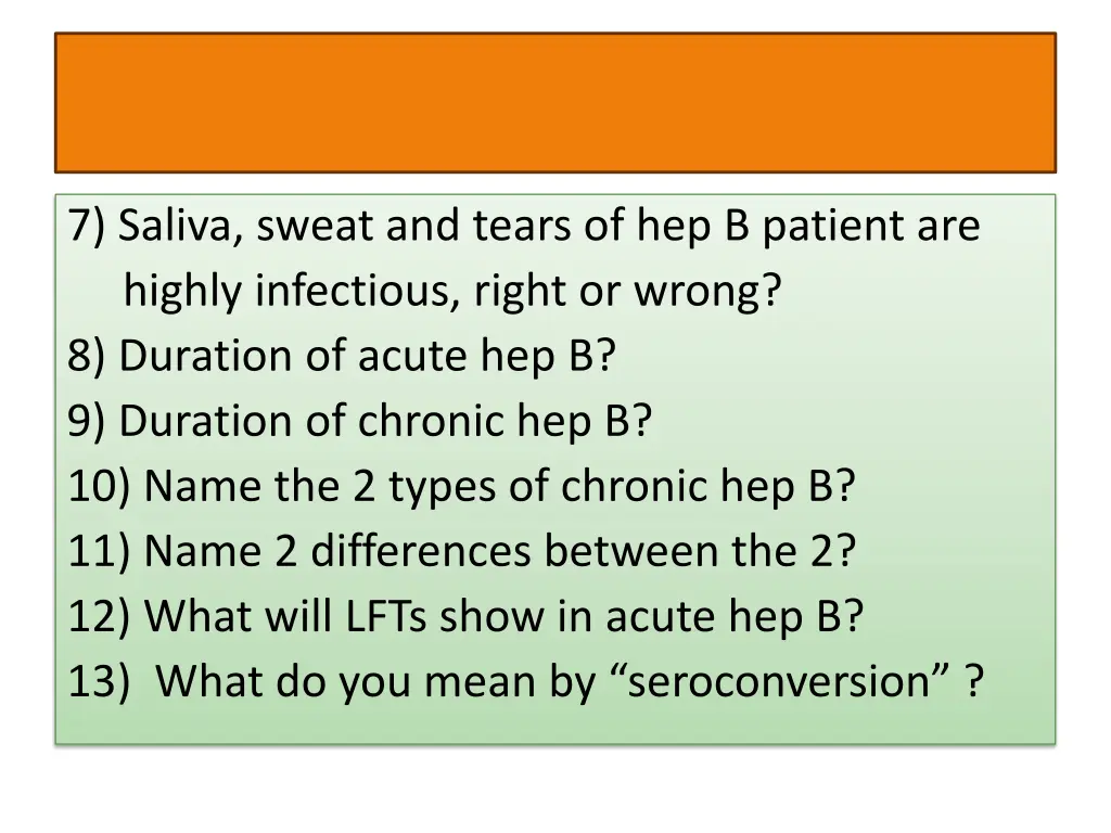 7 saliva sweat and tears of hep b patient