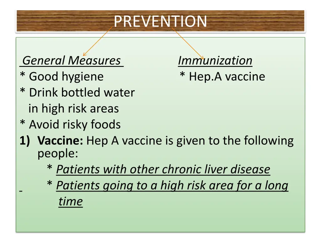 prevention