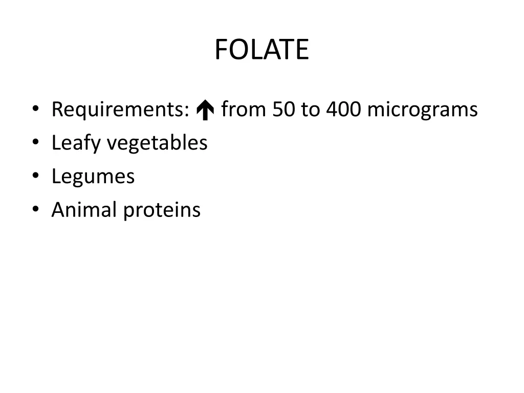 folate