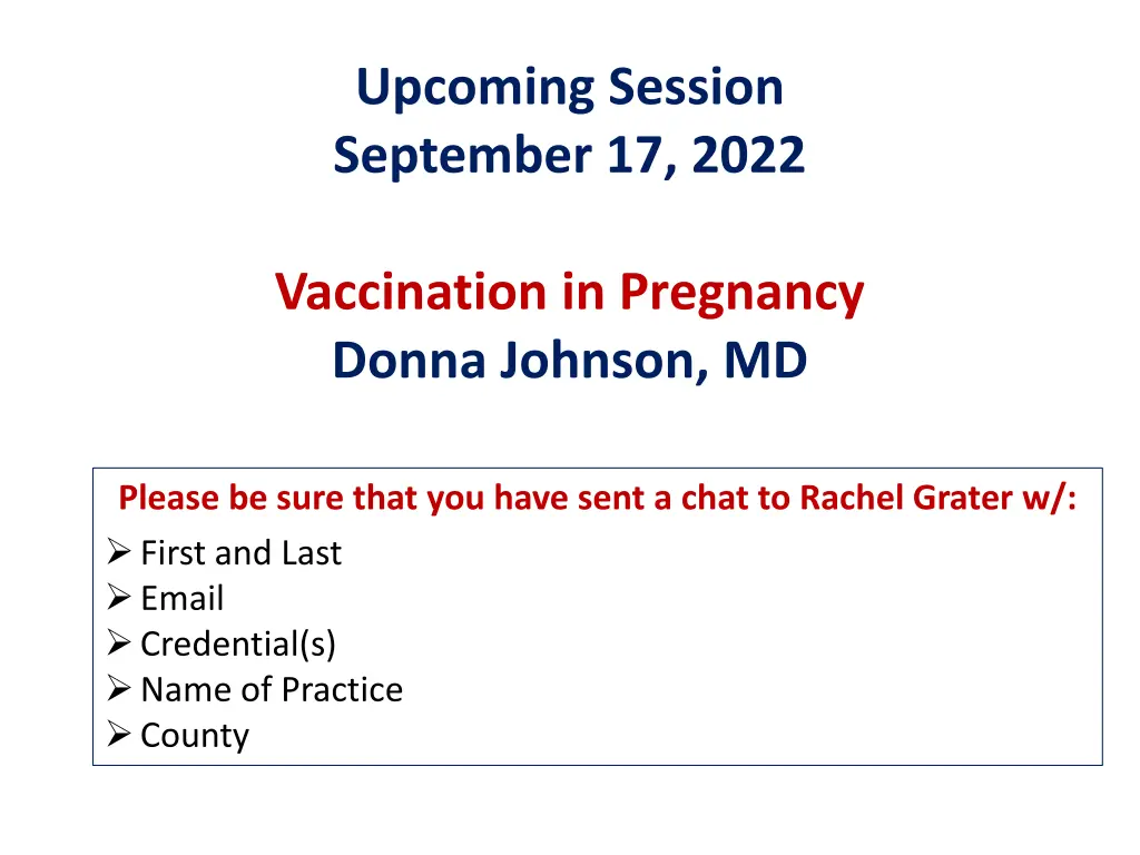 upcoming session september 17 2022
