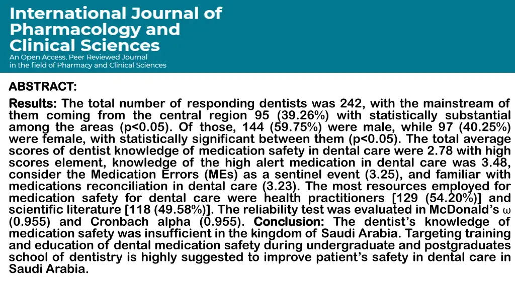 abstract abstract results results the total