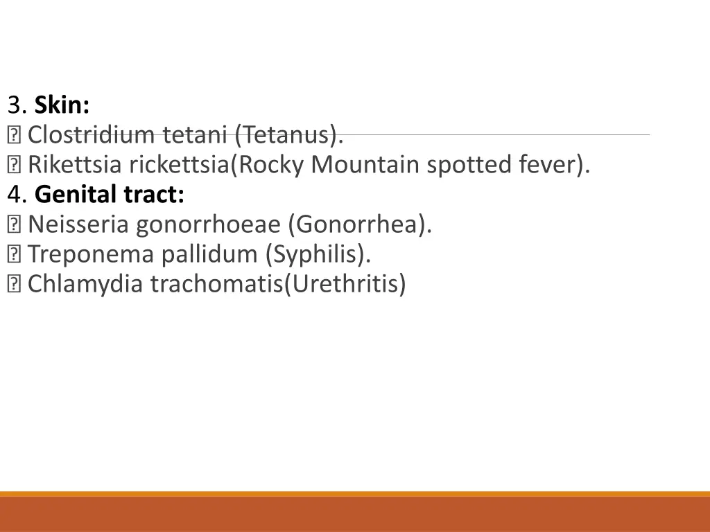 3 skin clostridium tetani tetanus rikettsia