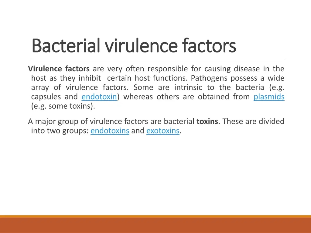 bacterial virulence factors bacterial virulence 1