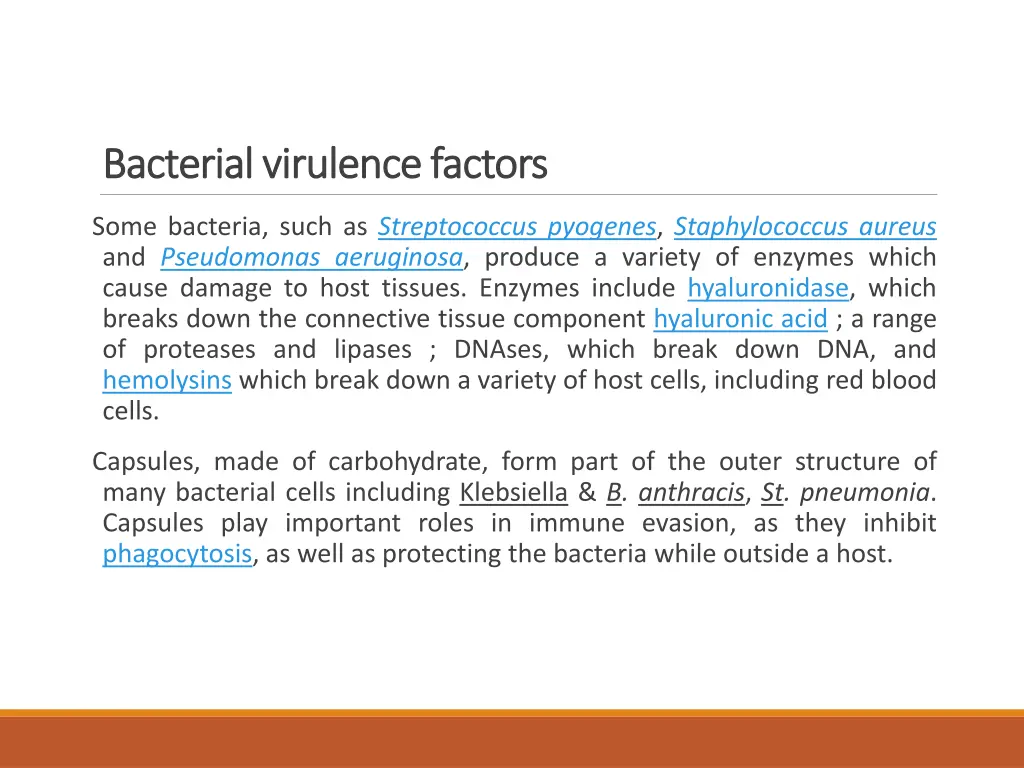 bacterial virulence factors bacterial virulence 3
