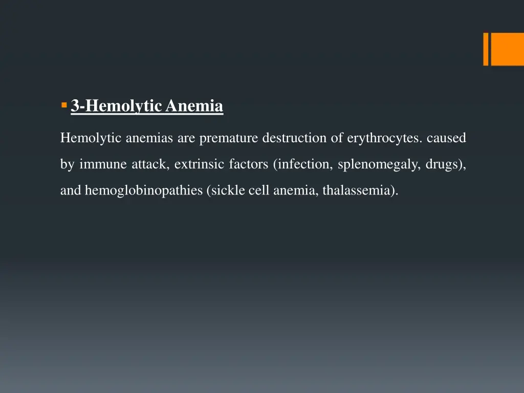 3 hemolyticanemia