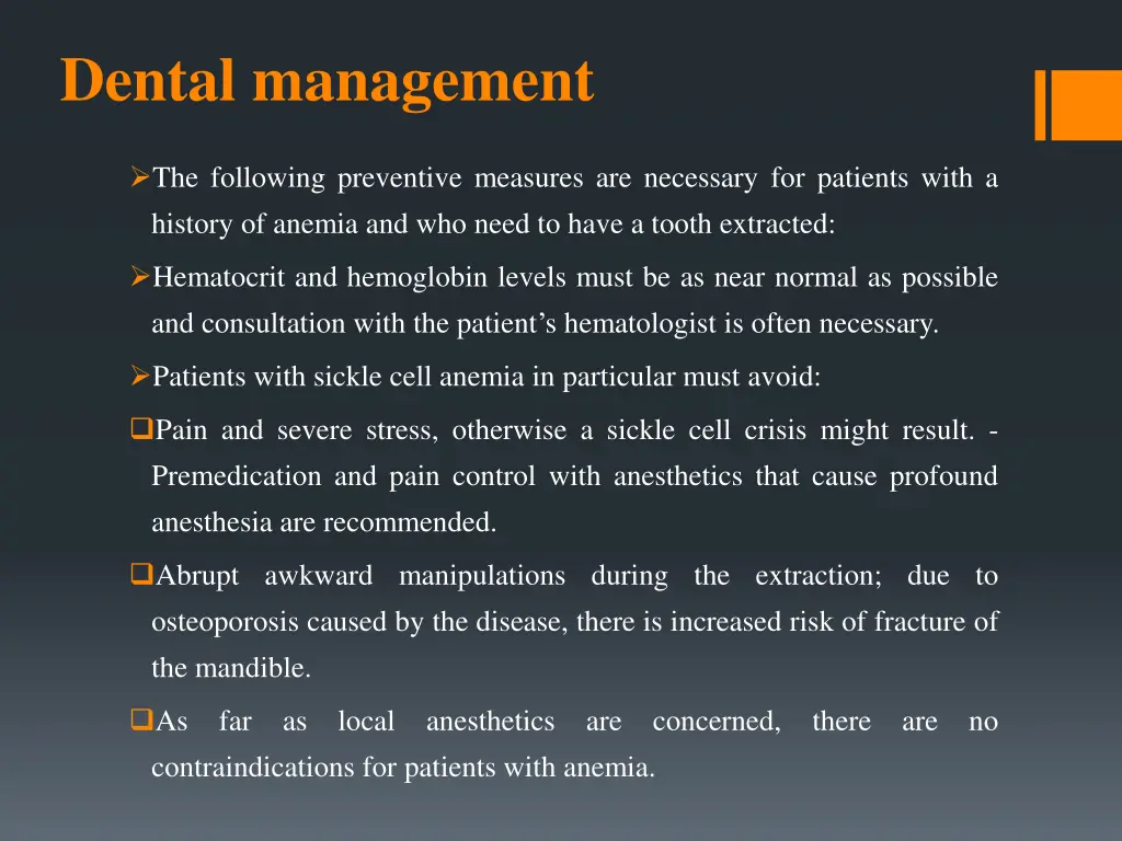 dental management