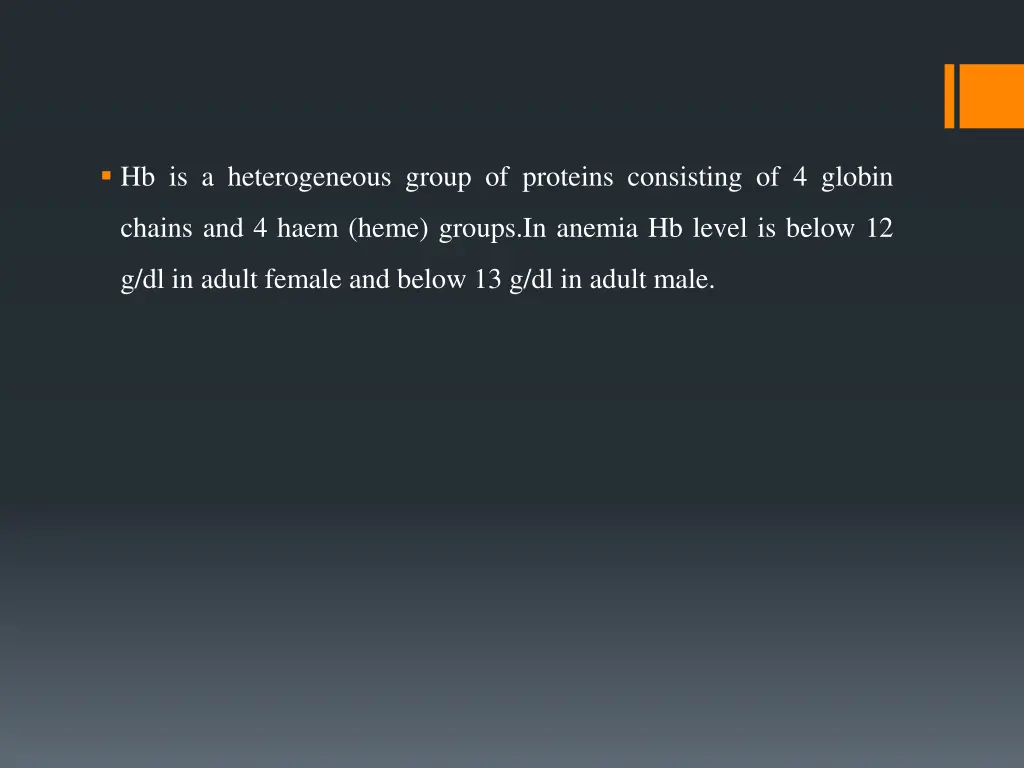 hb is a heterogeneous group of proteins