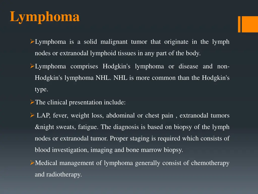 lymphoma