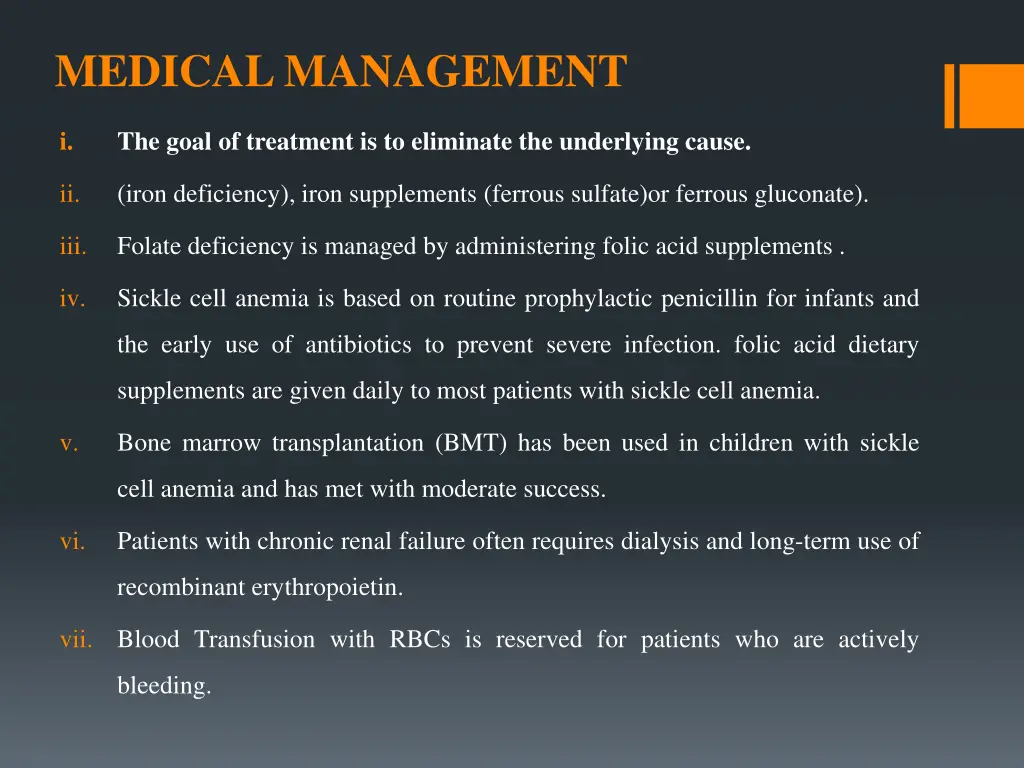 medical management