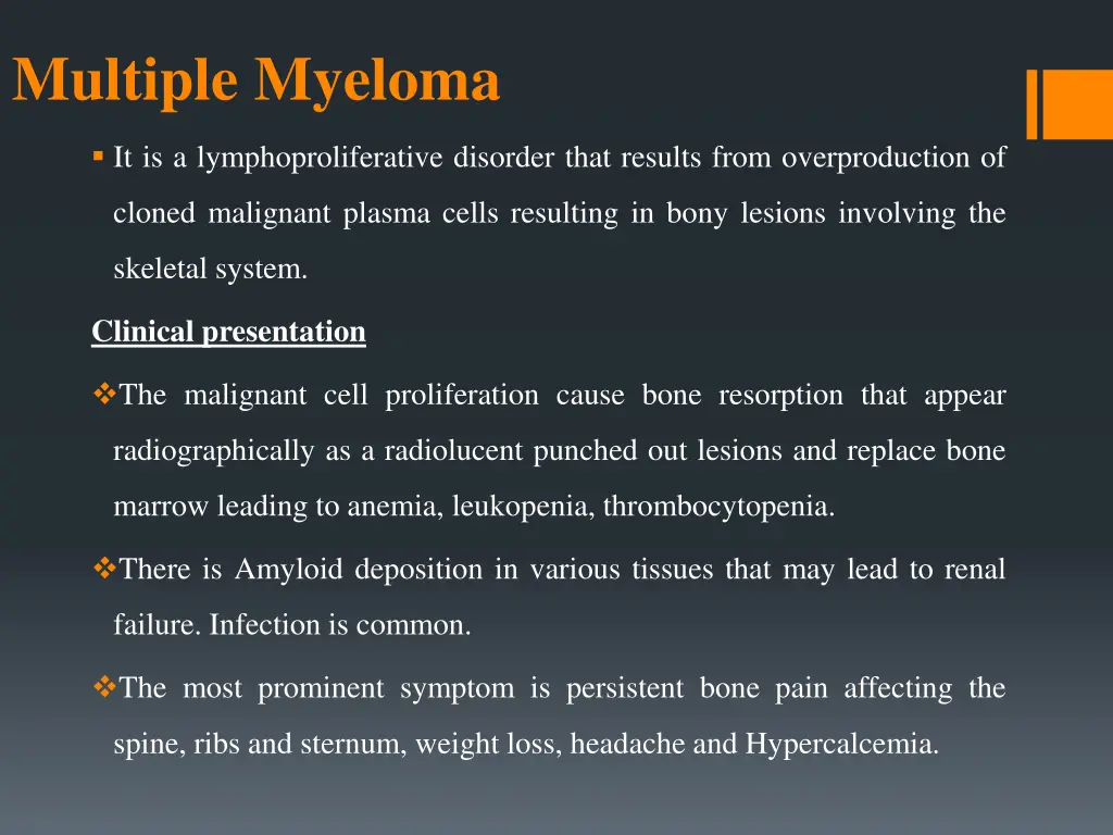 multiple myeloma