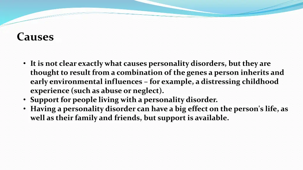 causes