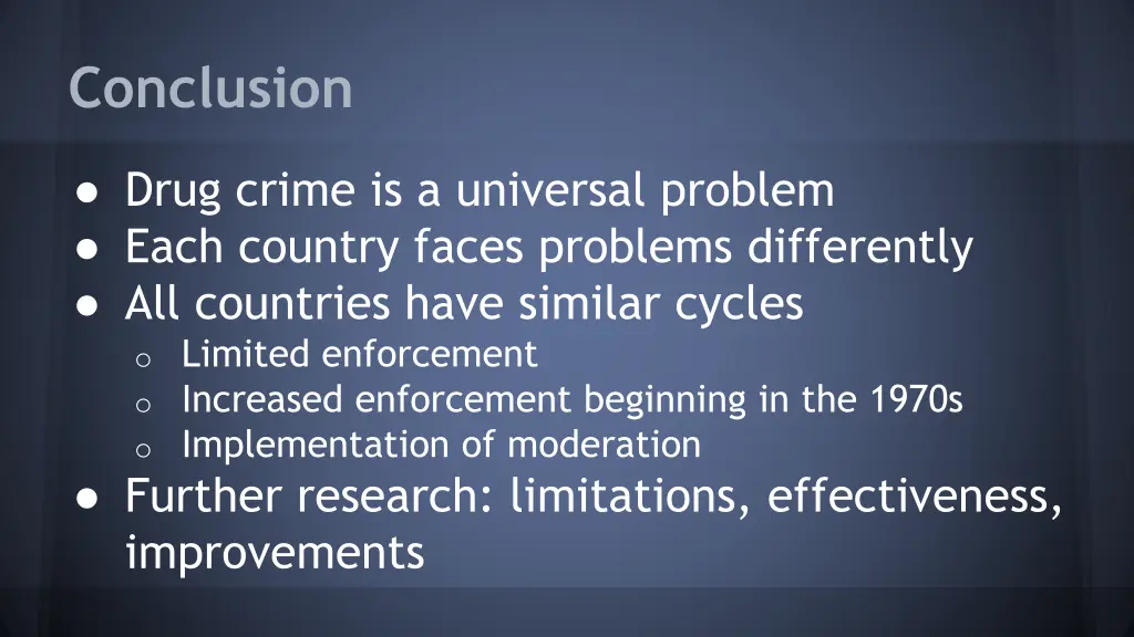 conclusion