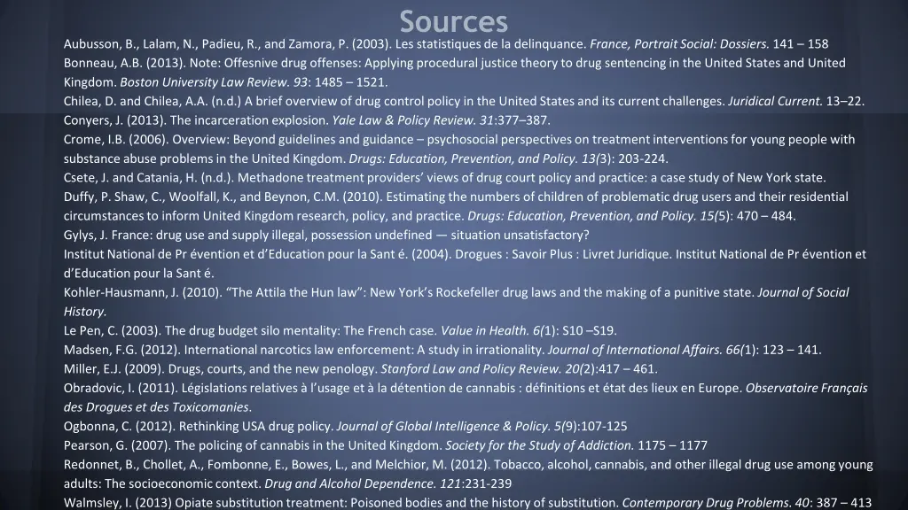 sources