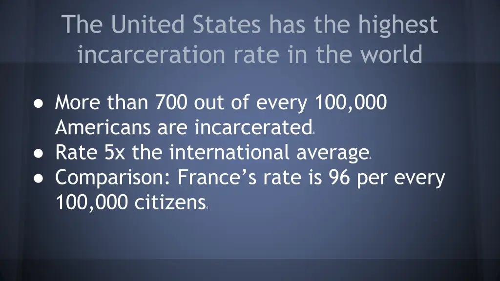 the united states has the highest incarceration