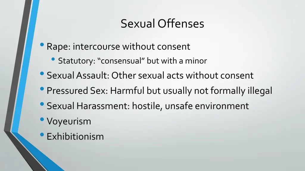 sexual offenses