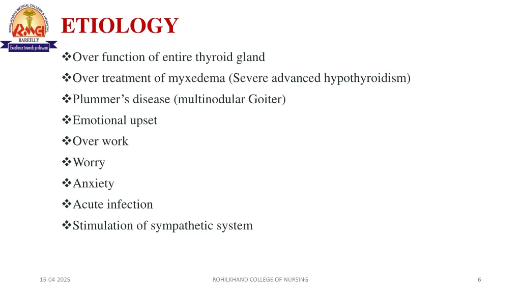 etiology
