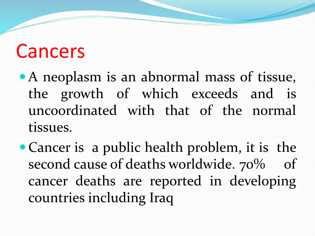 cancers