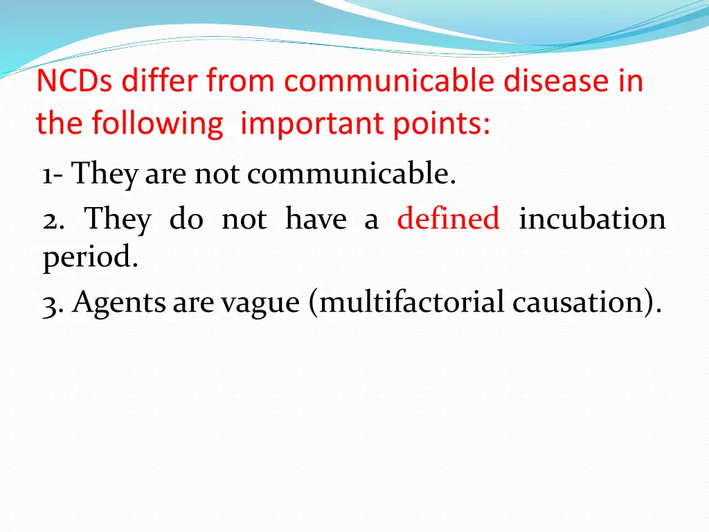 ncds differ from communicable disease 1