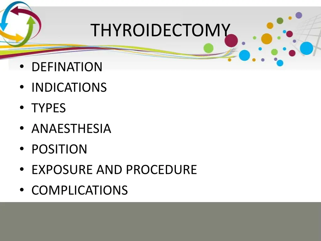 thyroidectomy