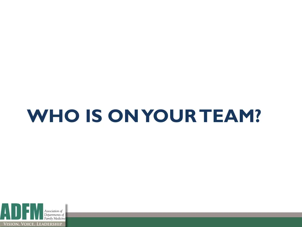who is on your team