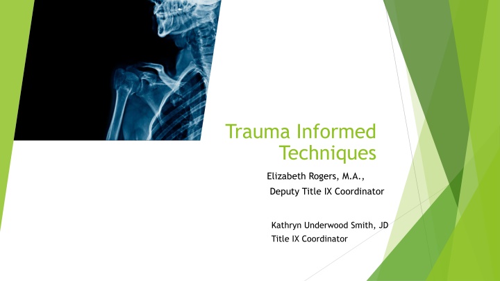 trauma informed techniques