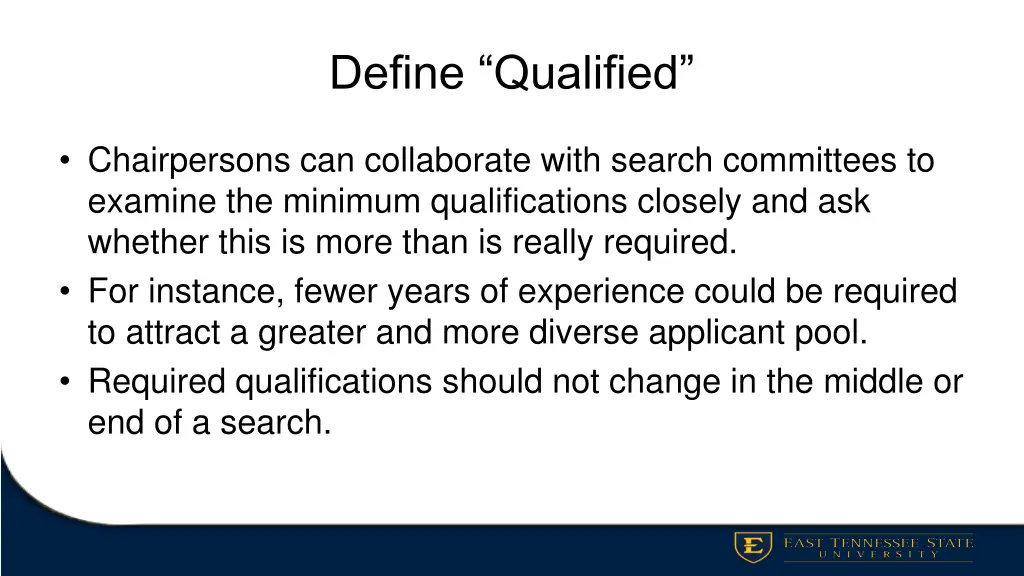 define qualified