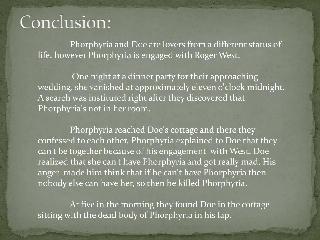conclusion