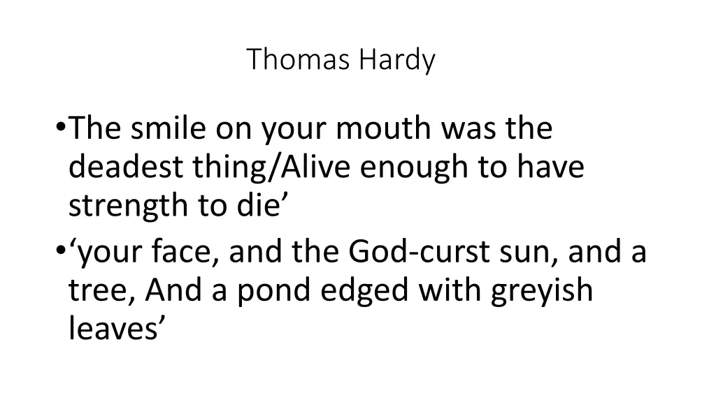 neutral tones neutral tones thomas hardy 1