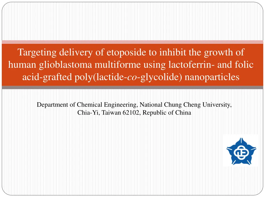 targeting delivery of etoposide to inhibit