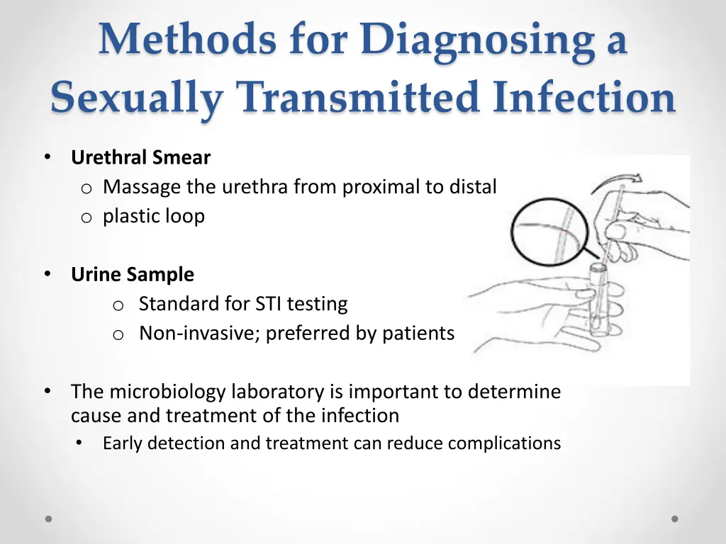 methods for diagnosing a sexually transmitted