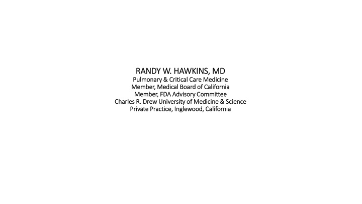 randy w hawkins md randy w hawkins md pulmonary