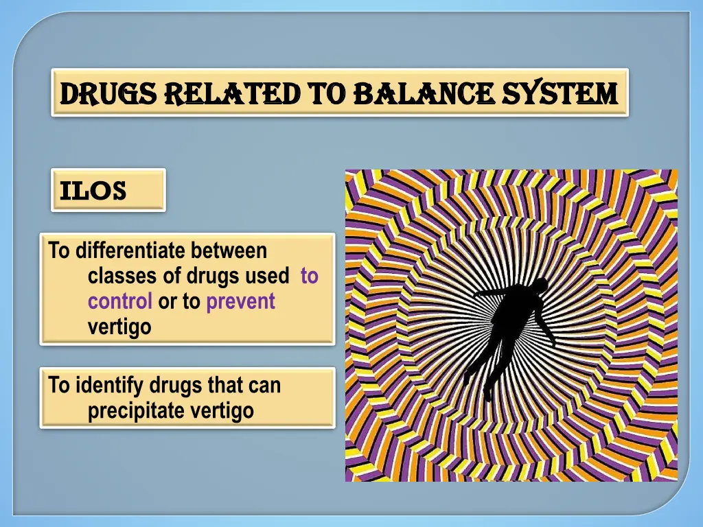 drugs related to balance system drugs related 1