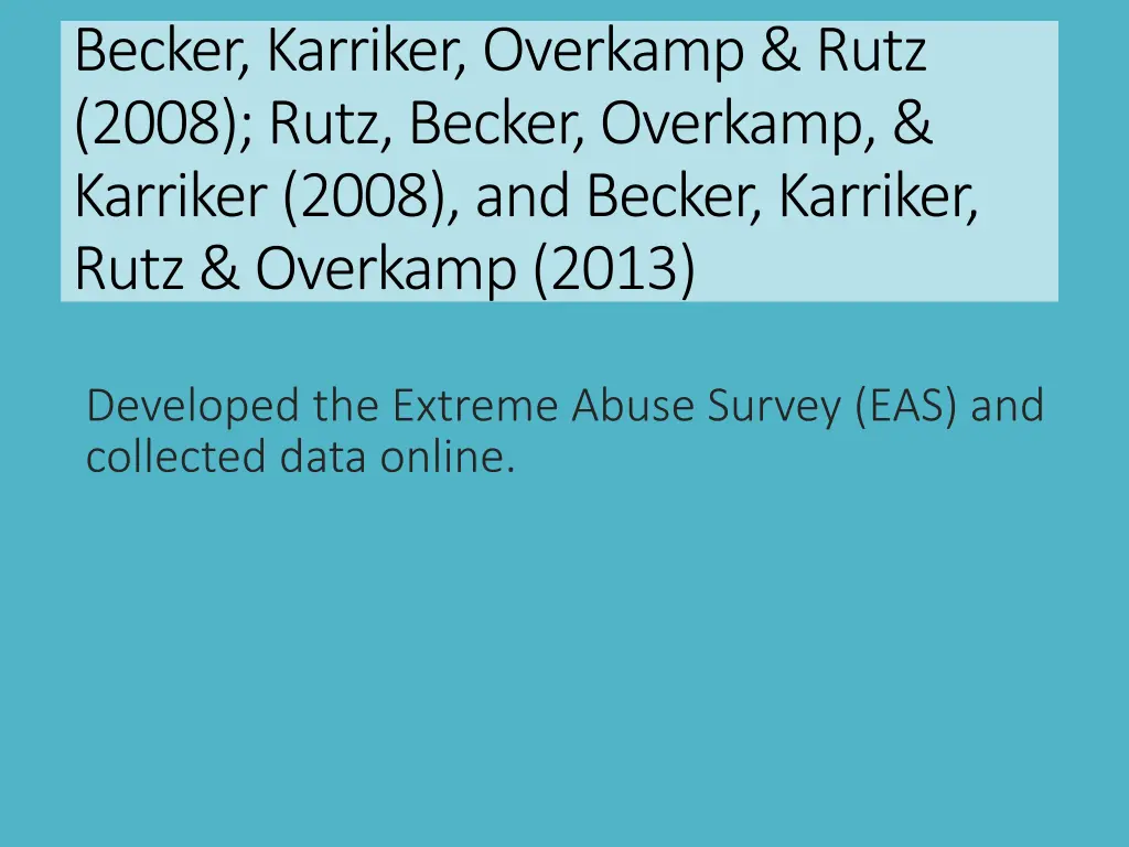 becker karriker overkamp rutz 2008 rutz becker