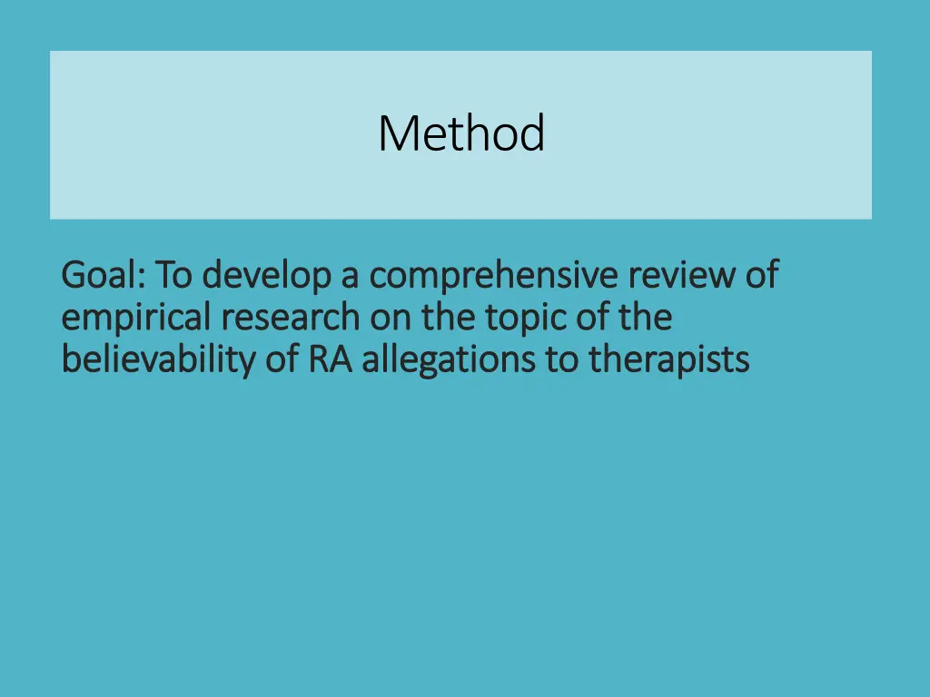 method
