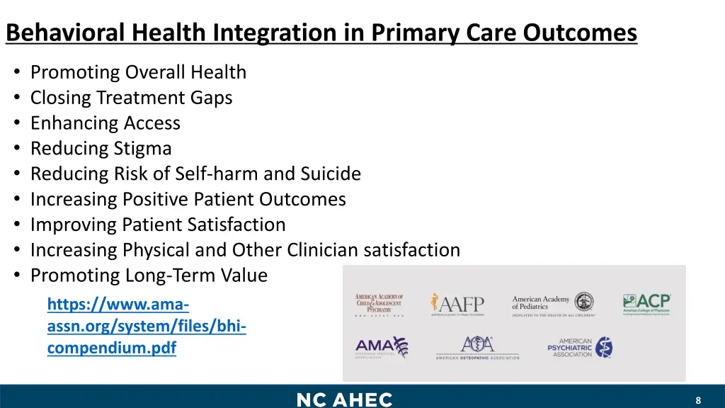 behavioral health integration in primary care 1