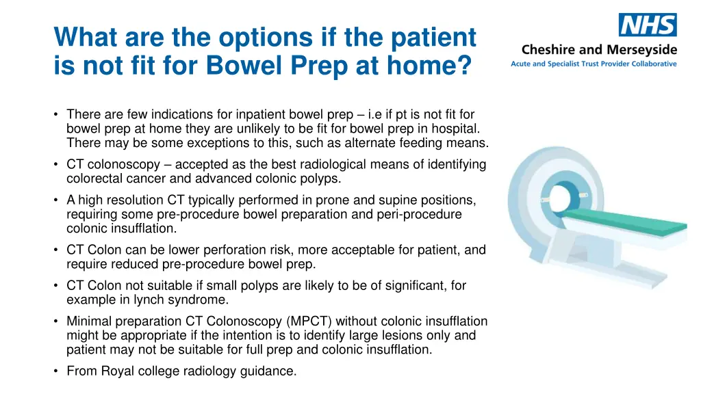 what are the options if the patient